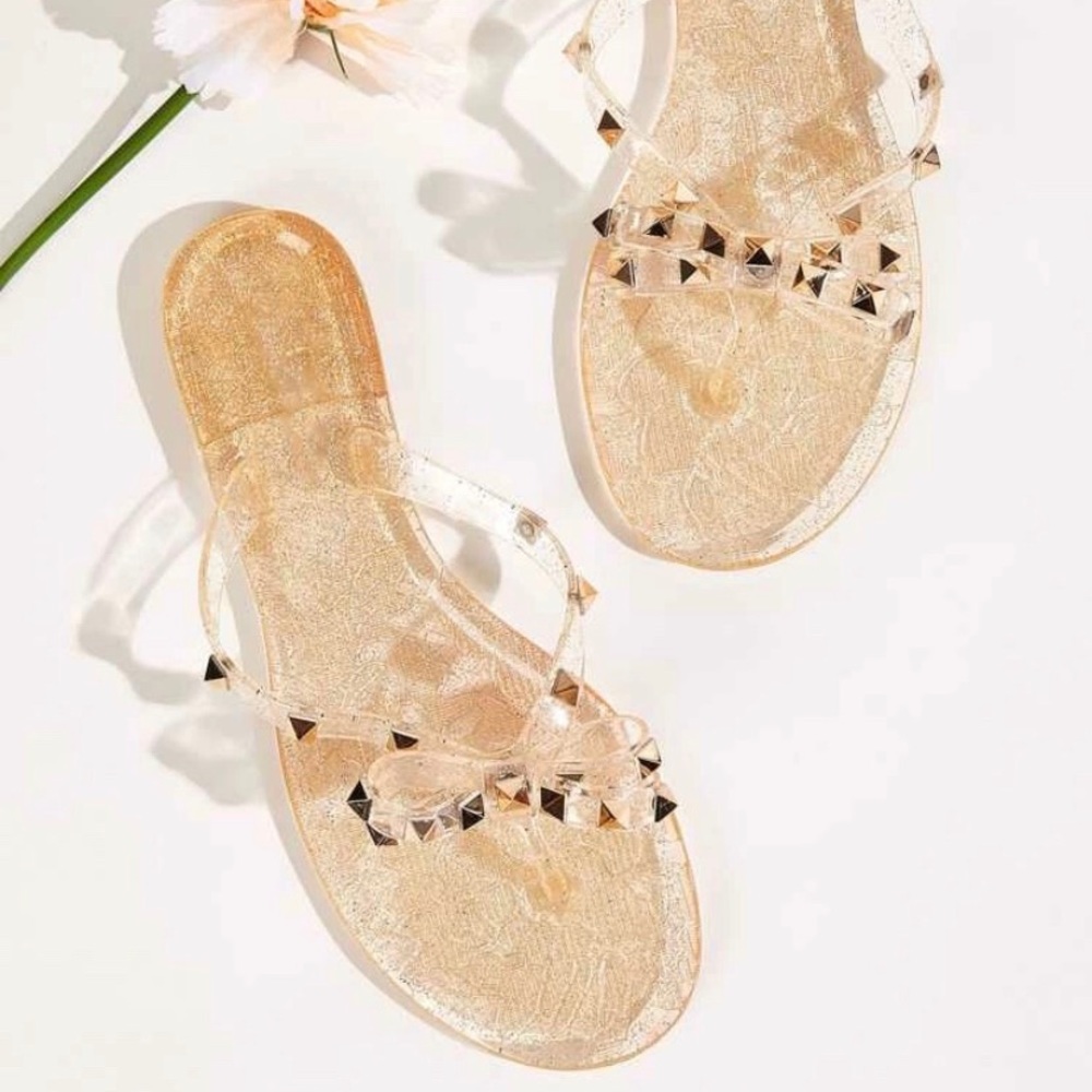 Jelly flip flops